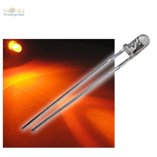 500 led 3mm arancione tipo - 3mm,